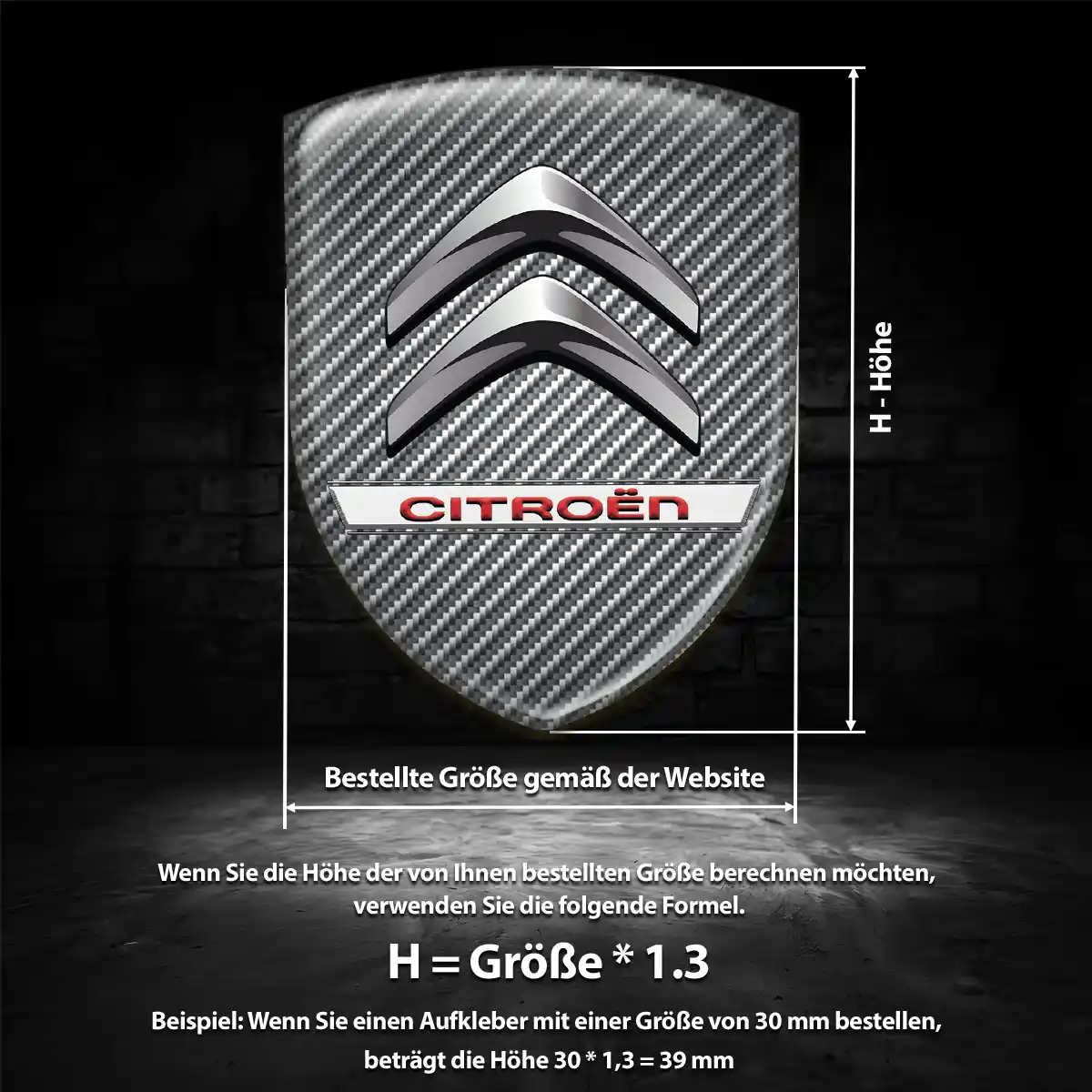 Citroen Emblem Wappen Auto Hohe Qualität