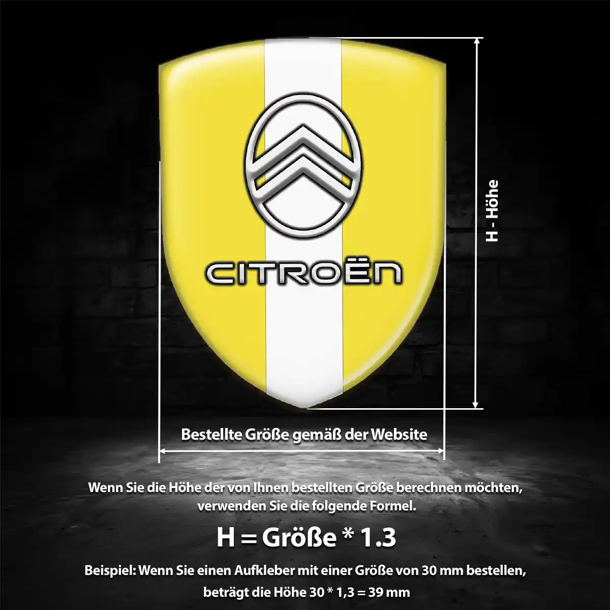 Citroen Emblem Wappen Limitierte Auflage