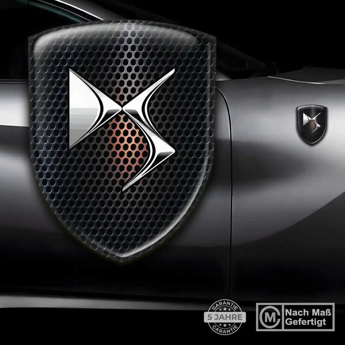 Citroen Emblem Wappen Tuningfahrzeug