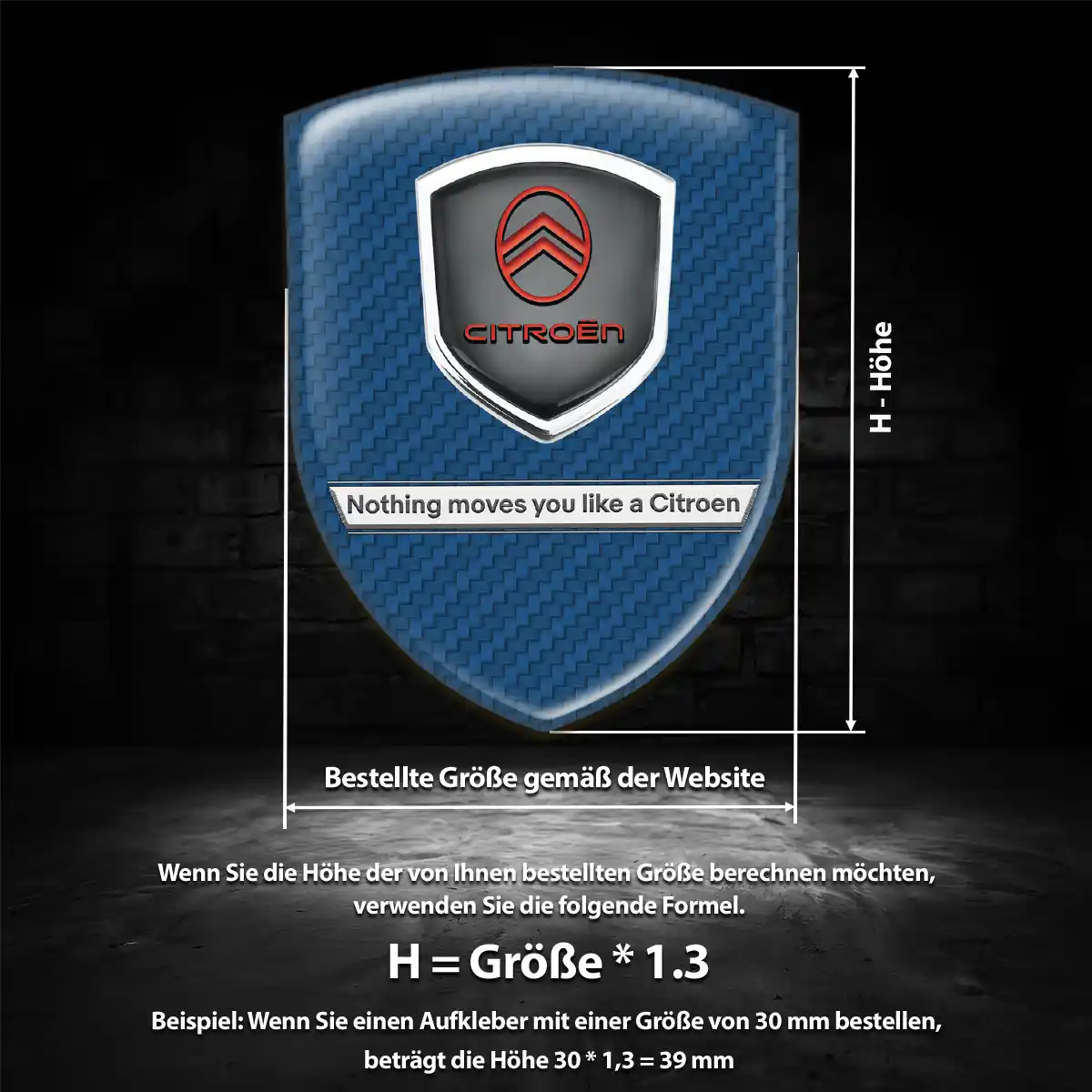 Citroen Embleme Auto Hochwertiges Harz