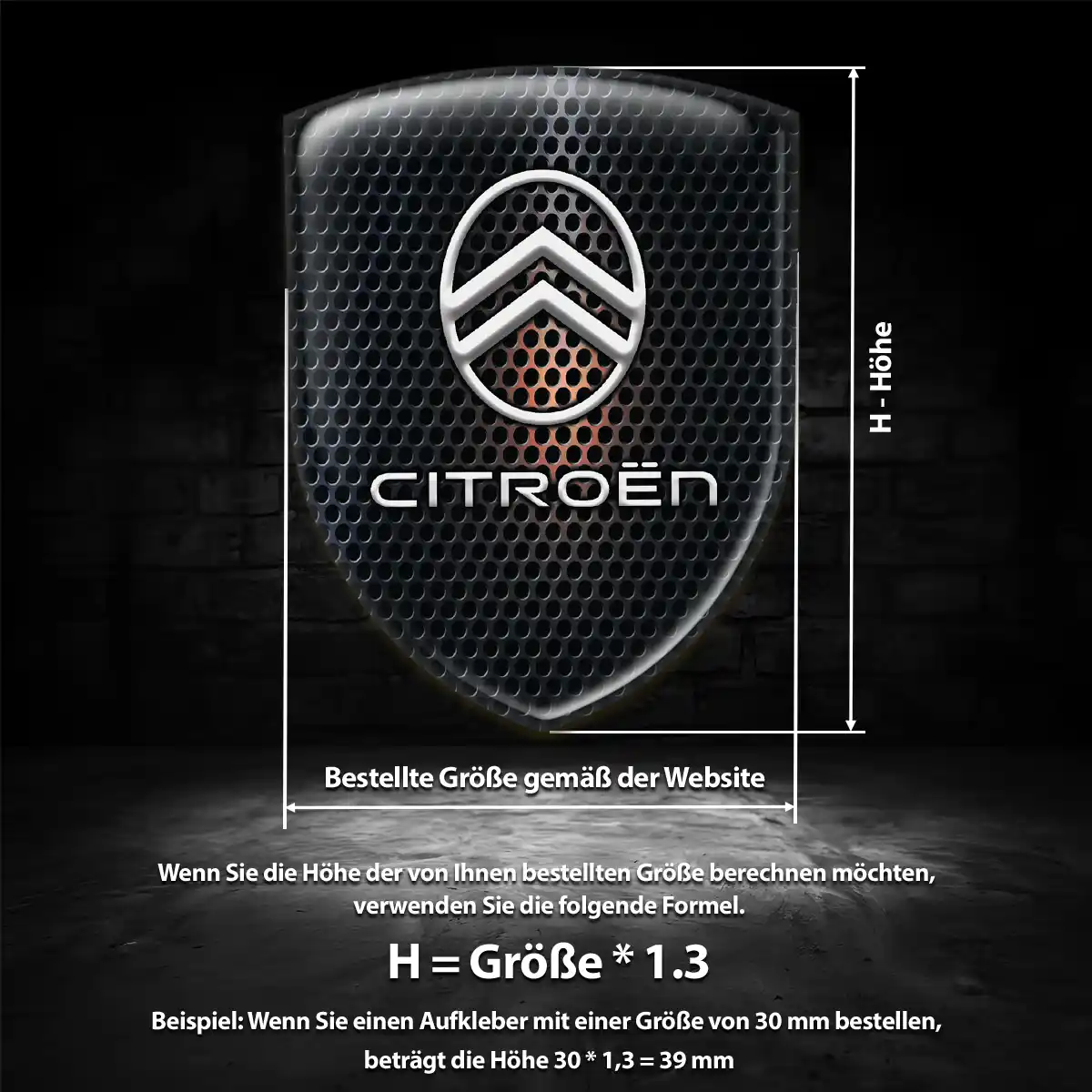 Citroen Embleme Hochwertiges Harz