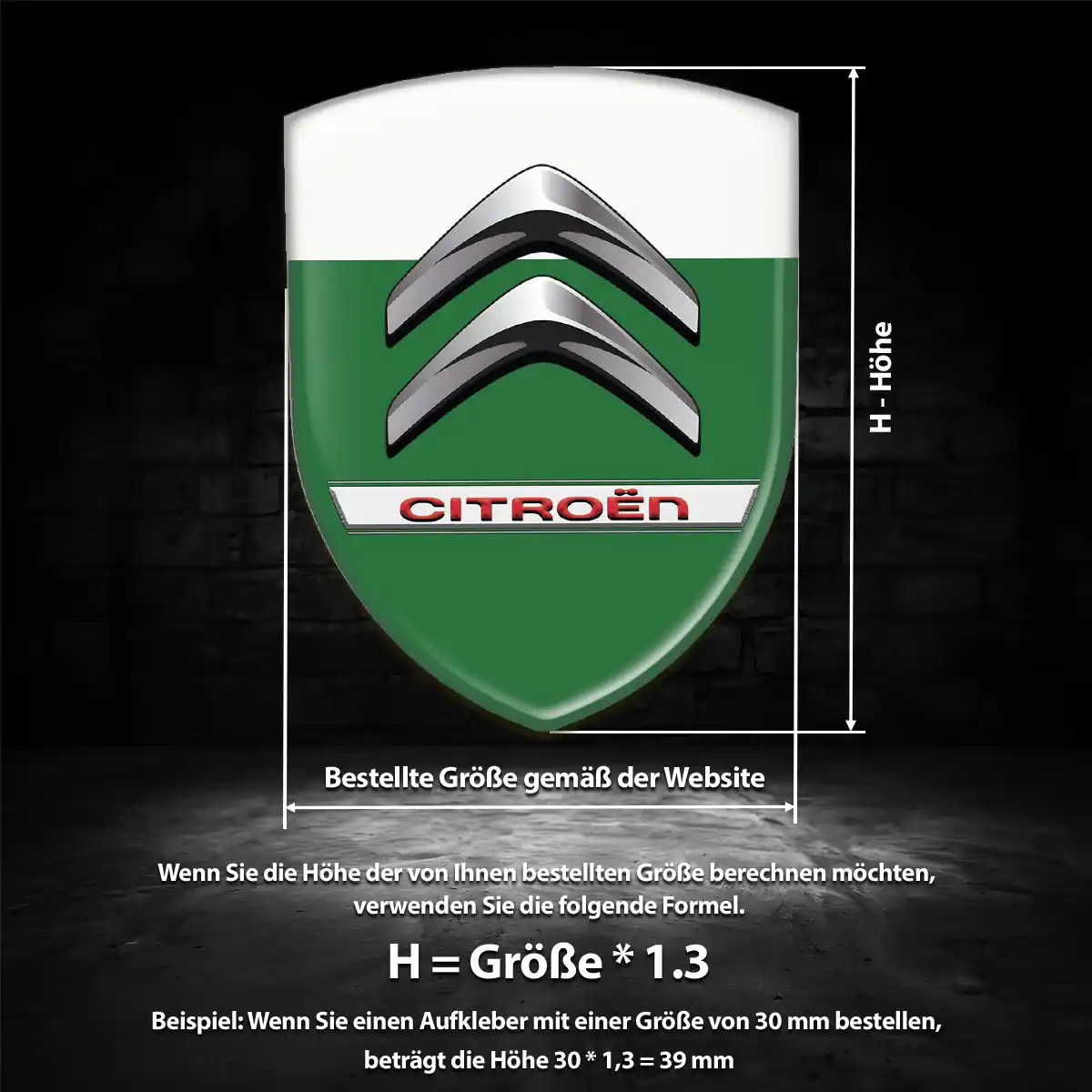 Citroen Embleme Hohe Qualität
