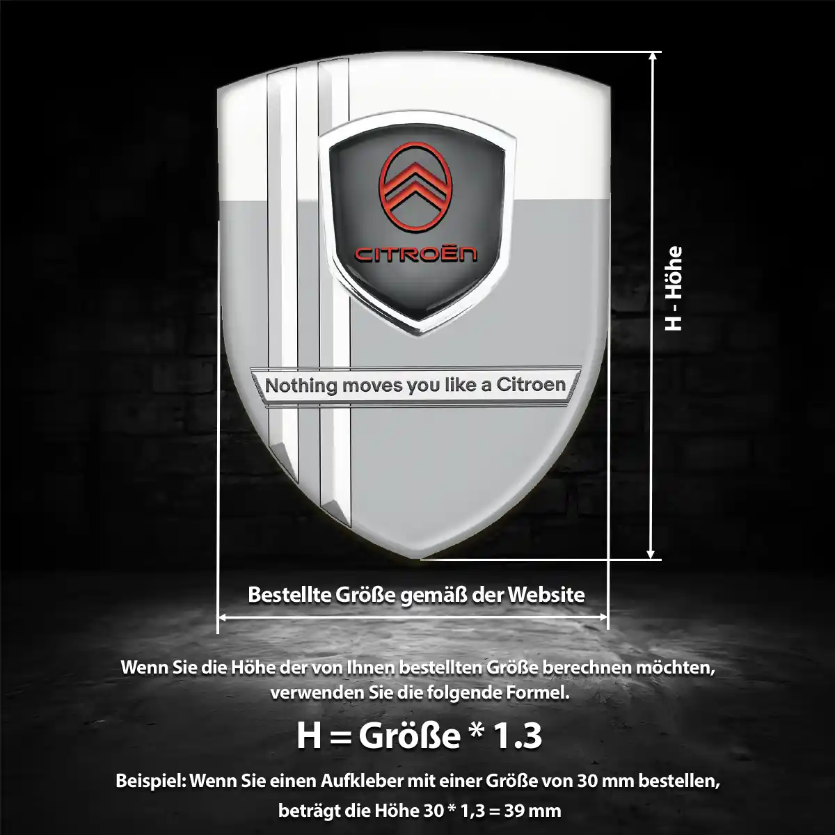 Citroen Embleme Premiumqualität