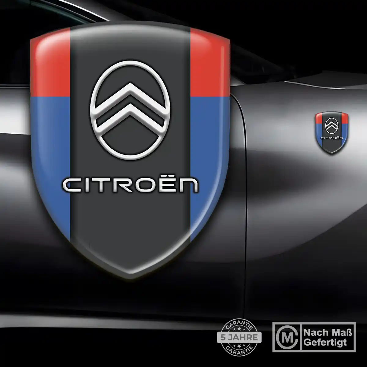 Citroen Embleme Silikon Aufkleber Auto Edles Design