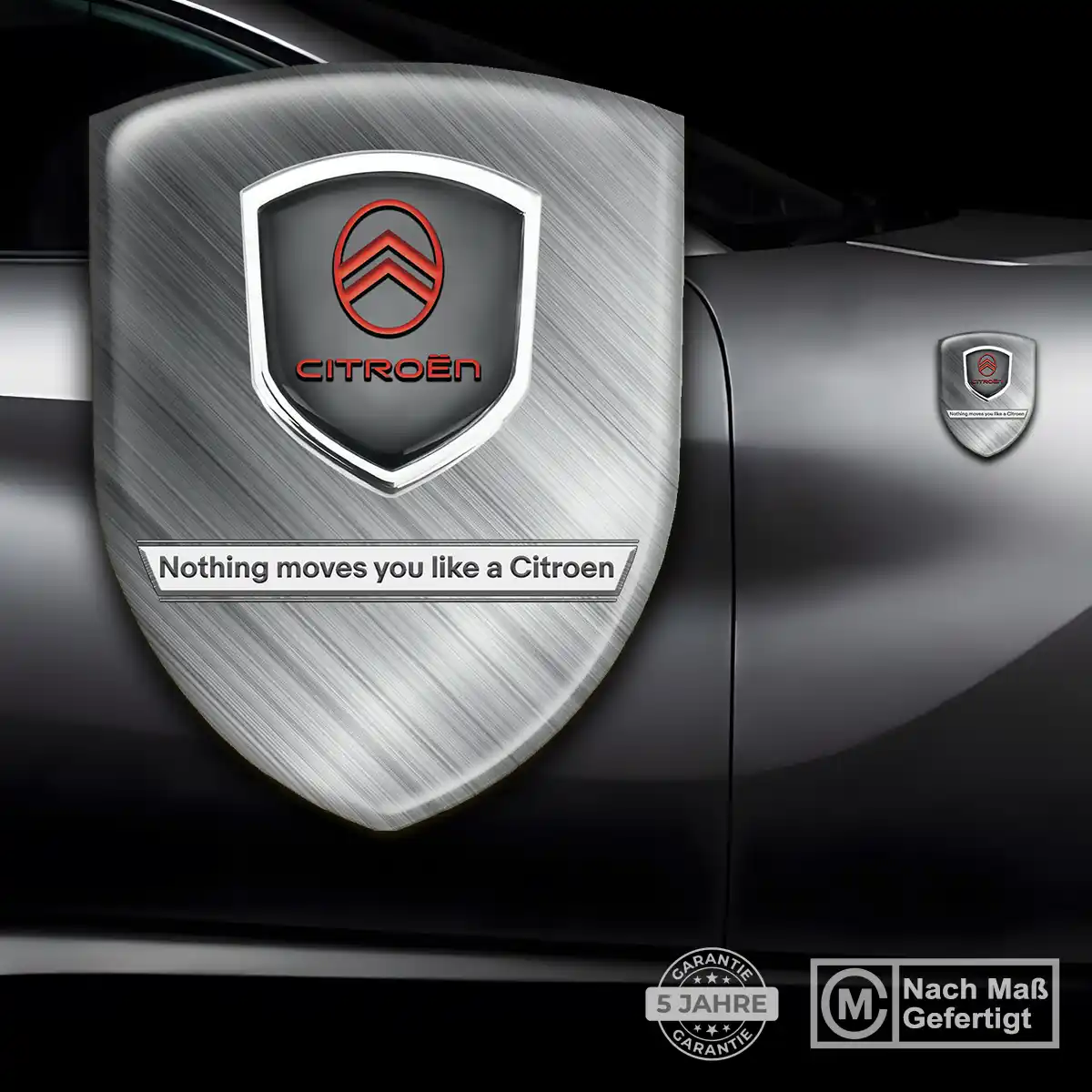 Citroen Embleme Silikon Aufkleber Auto Elegantes Design