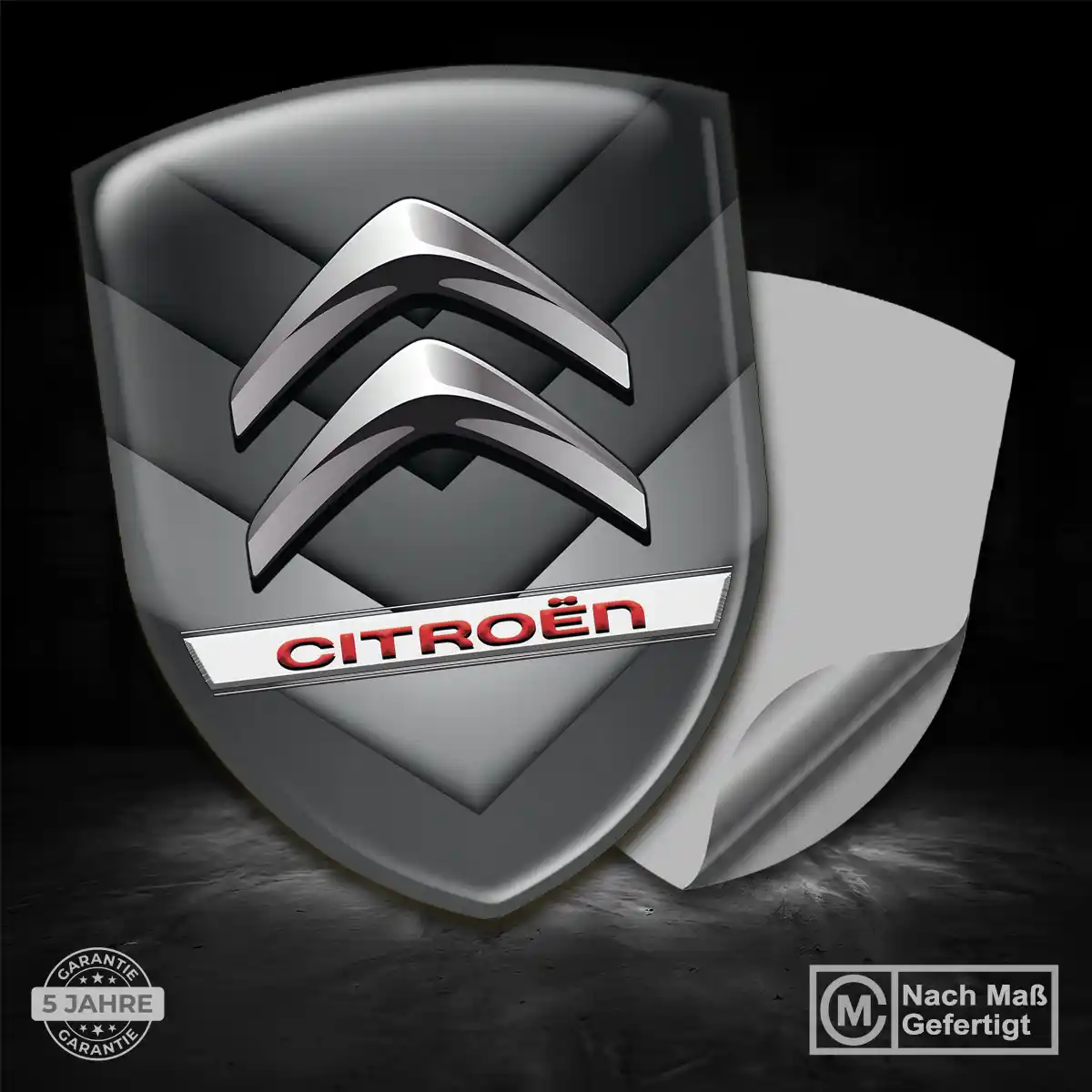 Citroen Embleme Silikon Aufkleber Auto Exterieurdesign