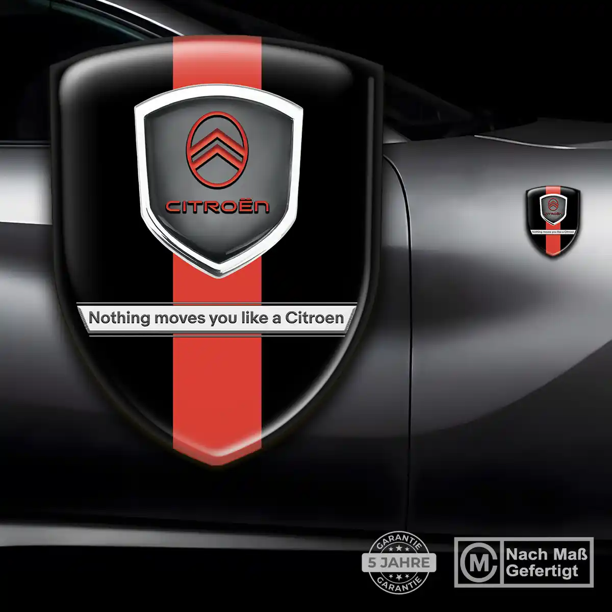 Citroen Embleme Silikon Aufkleber Auto Hochwertiges Harz