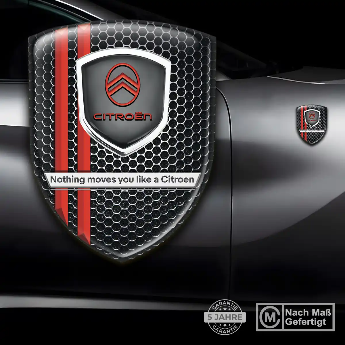 Citroen Embleme Silikon Aufkleber Auto Limitierte Auflage
