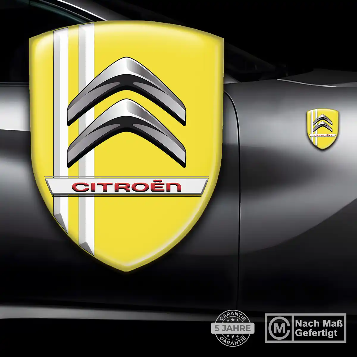 Citroen Embleme Silikon Aufkleber Auto Luxus-Edition
