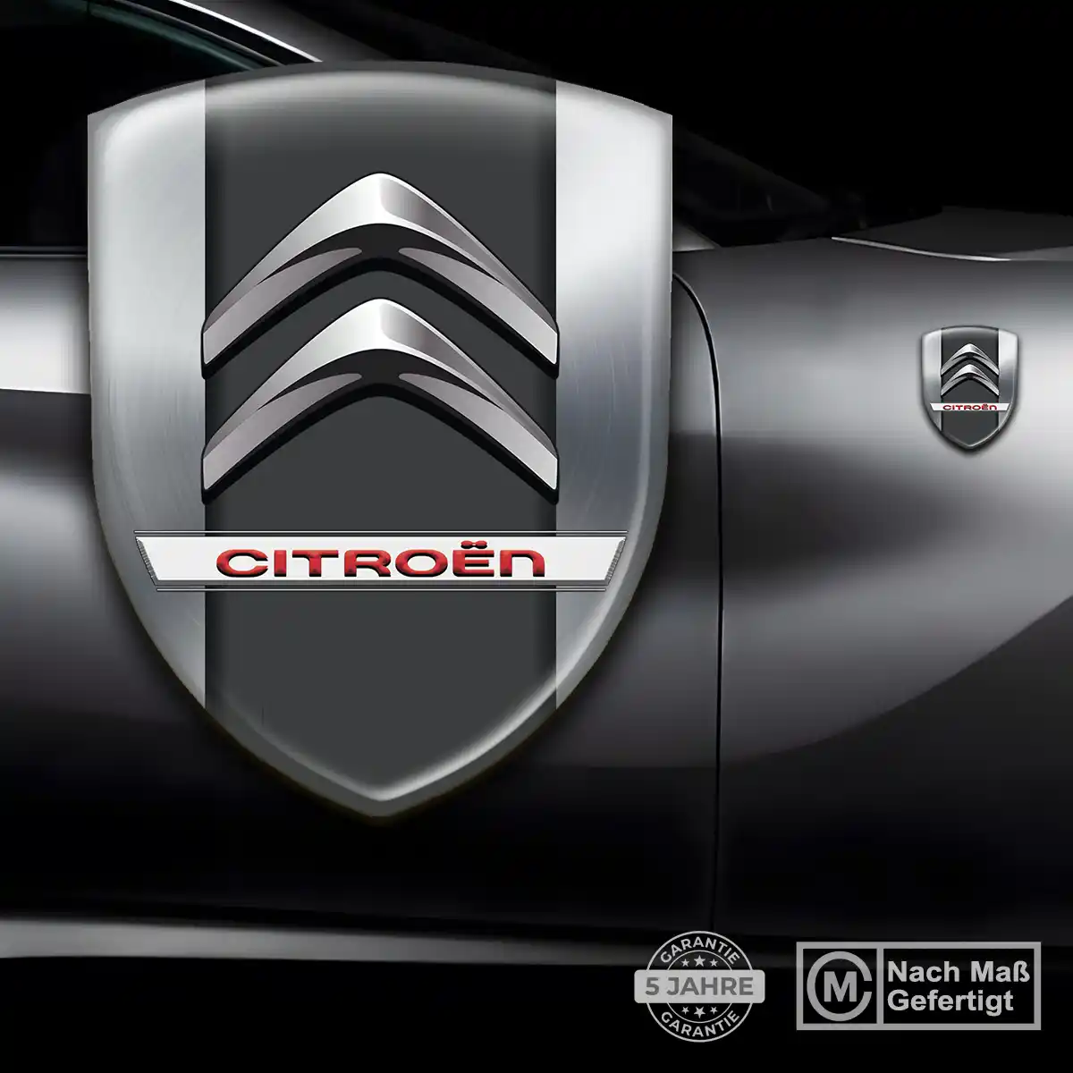 Citroen Embleme Silikon Aufkleber Auto Premium-Edition