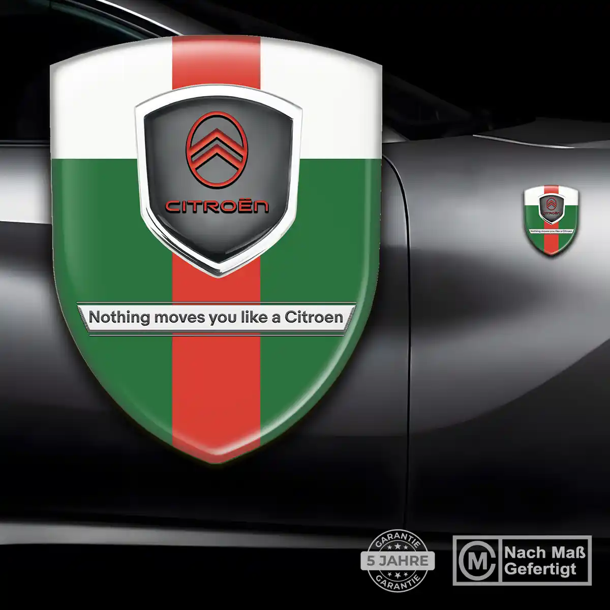 Citroen Embleme Silikon Aufkleber Auto Tuningfahrzeug