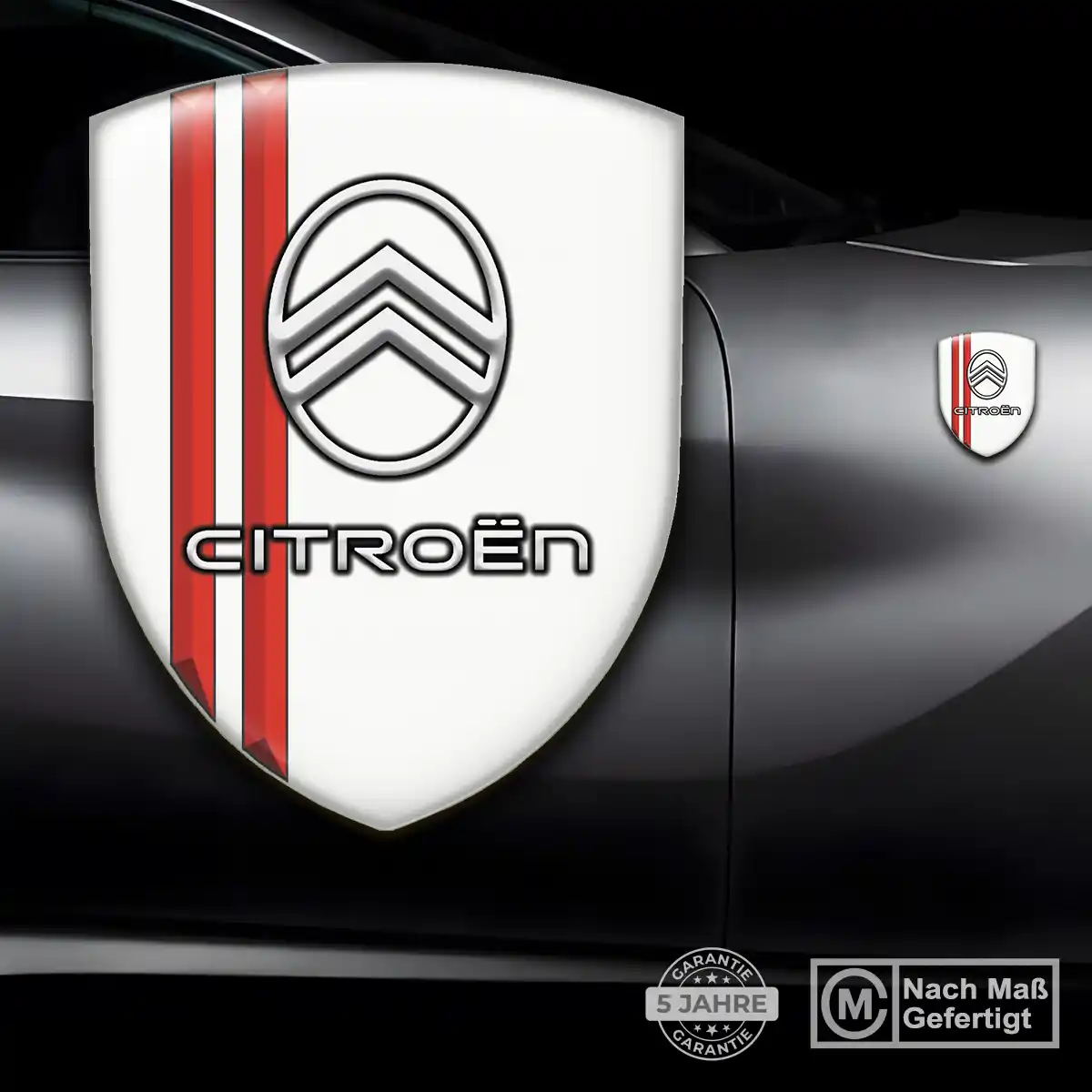 Citroen Embleme Silikon Aufkleber Elegantes Design