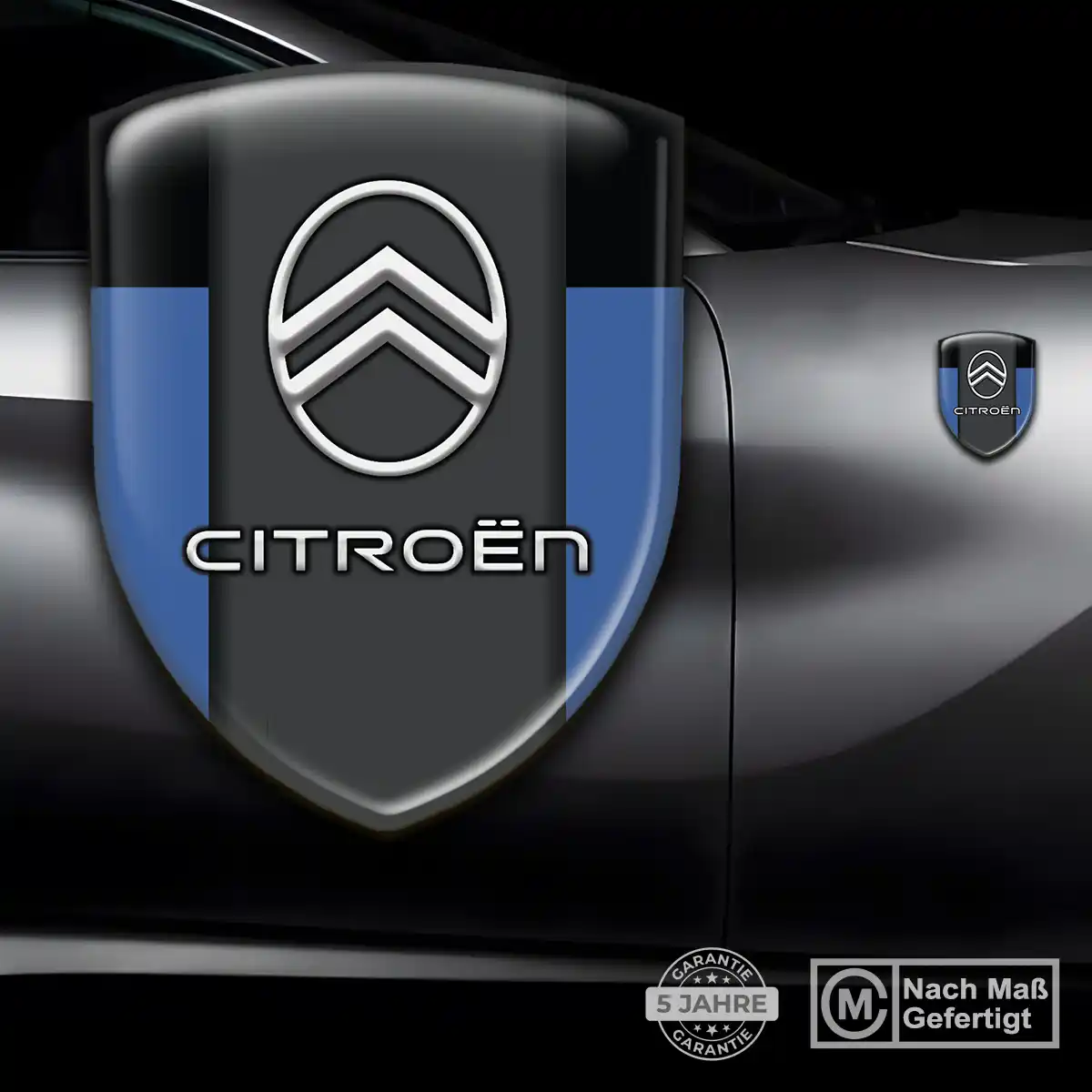Citroen Embleme Silikon Aufkleber Exterieurdesign