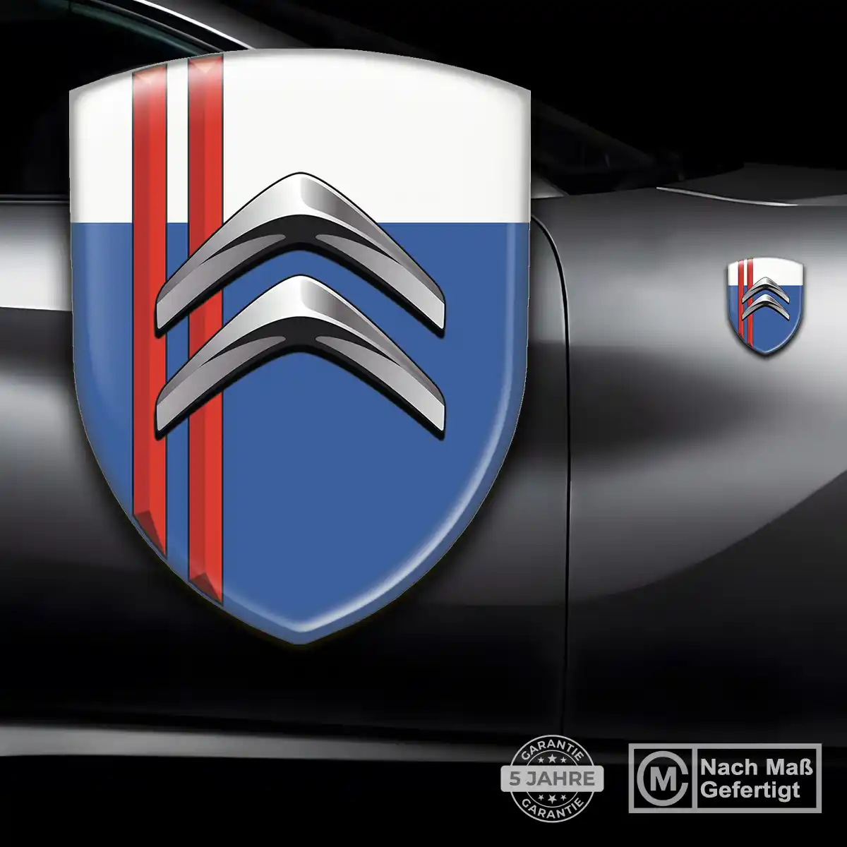 Citroen Embleme Silikon Aufkleber Hochwertiges Harz
