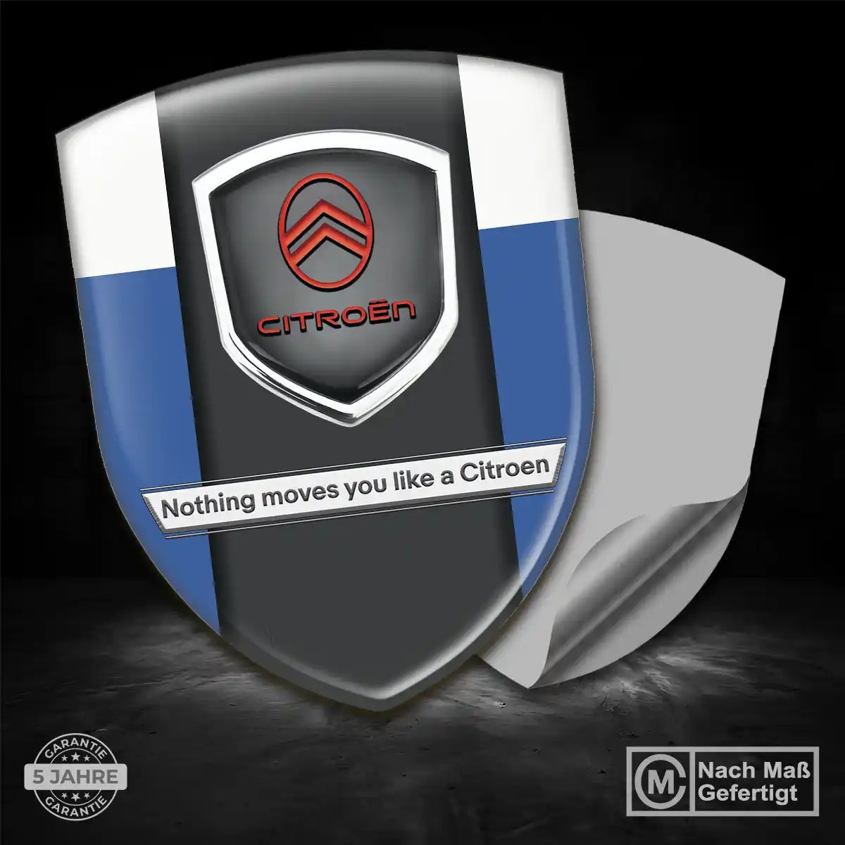 Citroen Embleme Silikon Aufkleber Limitierte Auflage