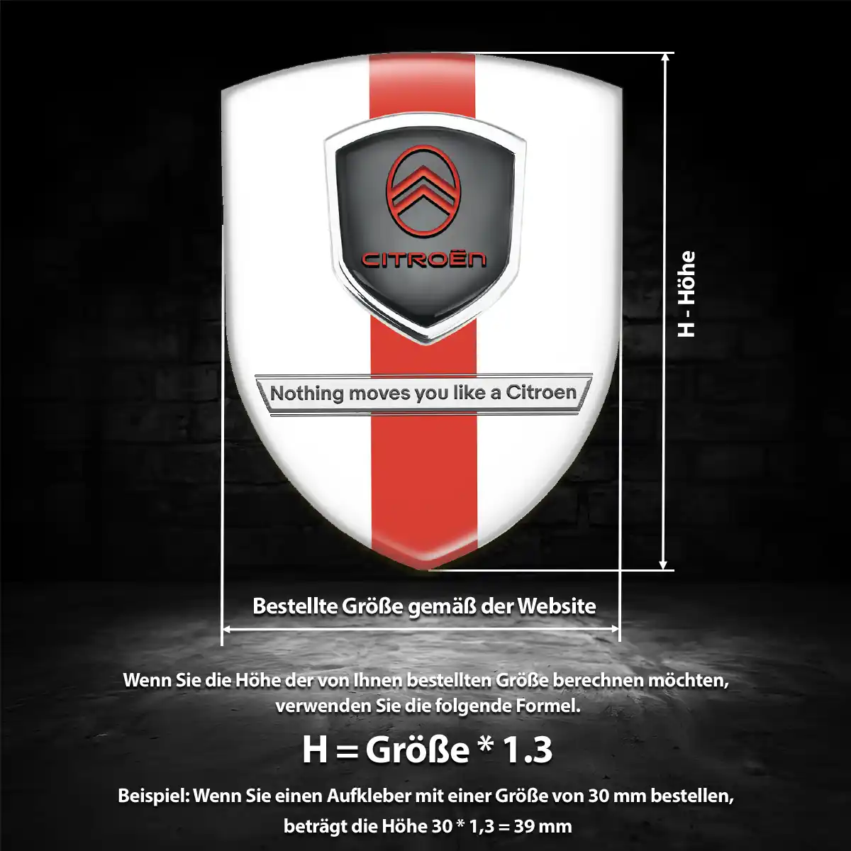 Citroen Embleme Tuningfahrzeug