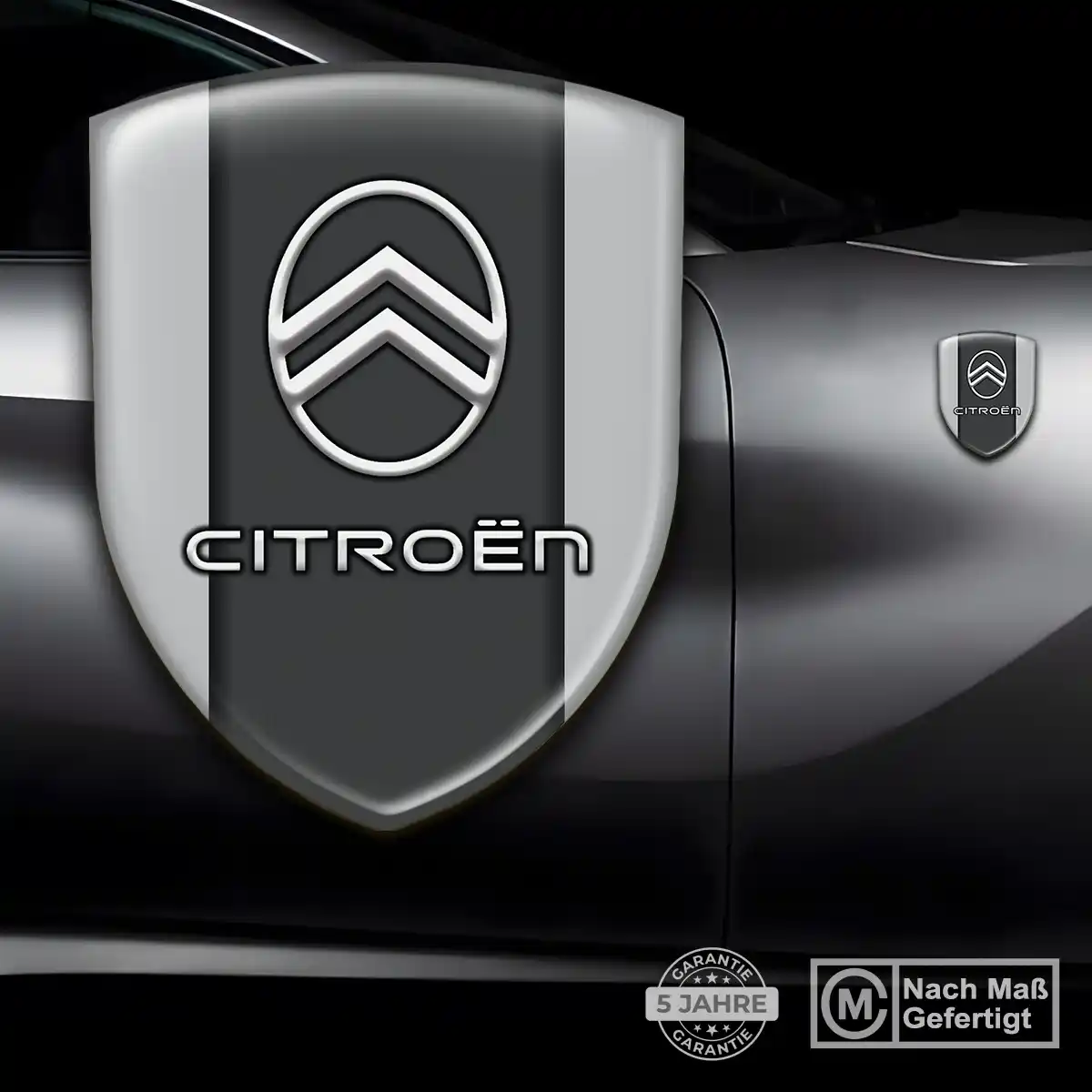 Citroen Silikon Aufkleber Auto Hochwertiges Harz
