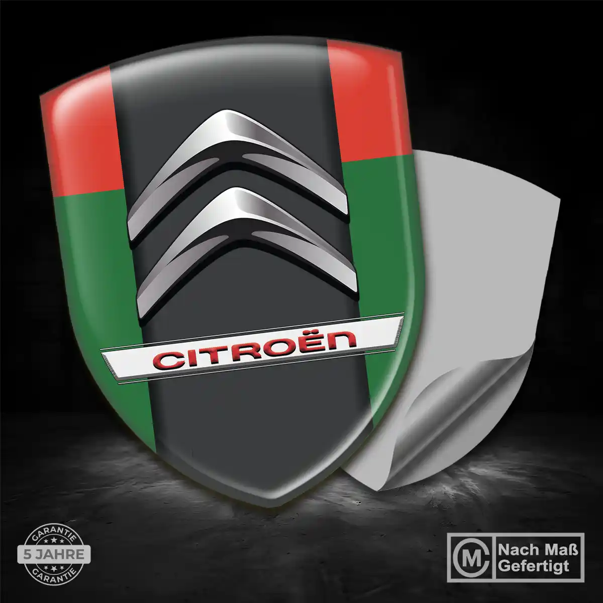 Citroen Silikon Aufkleber Auto Markenedition