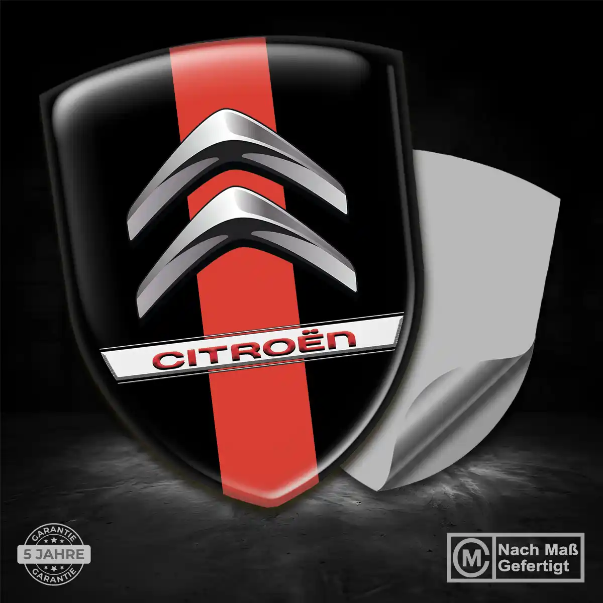 Citroen Silikon Aufkleber Auto Premium-Edition