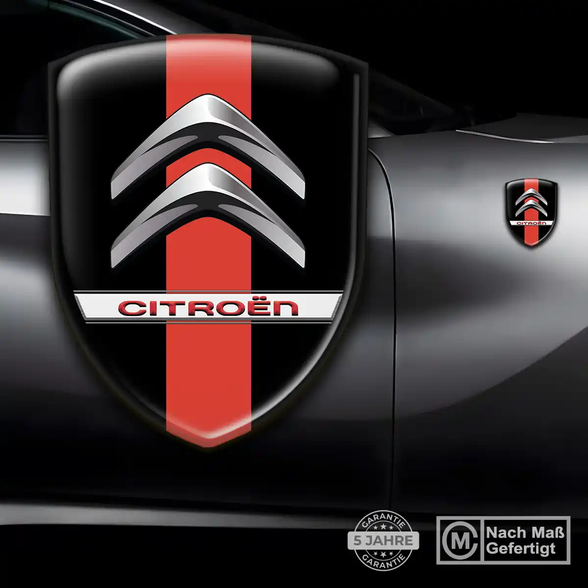 Citroen Silikon Aufkleber Auto Premium-Edition