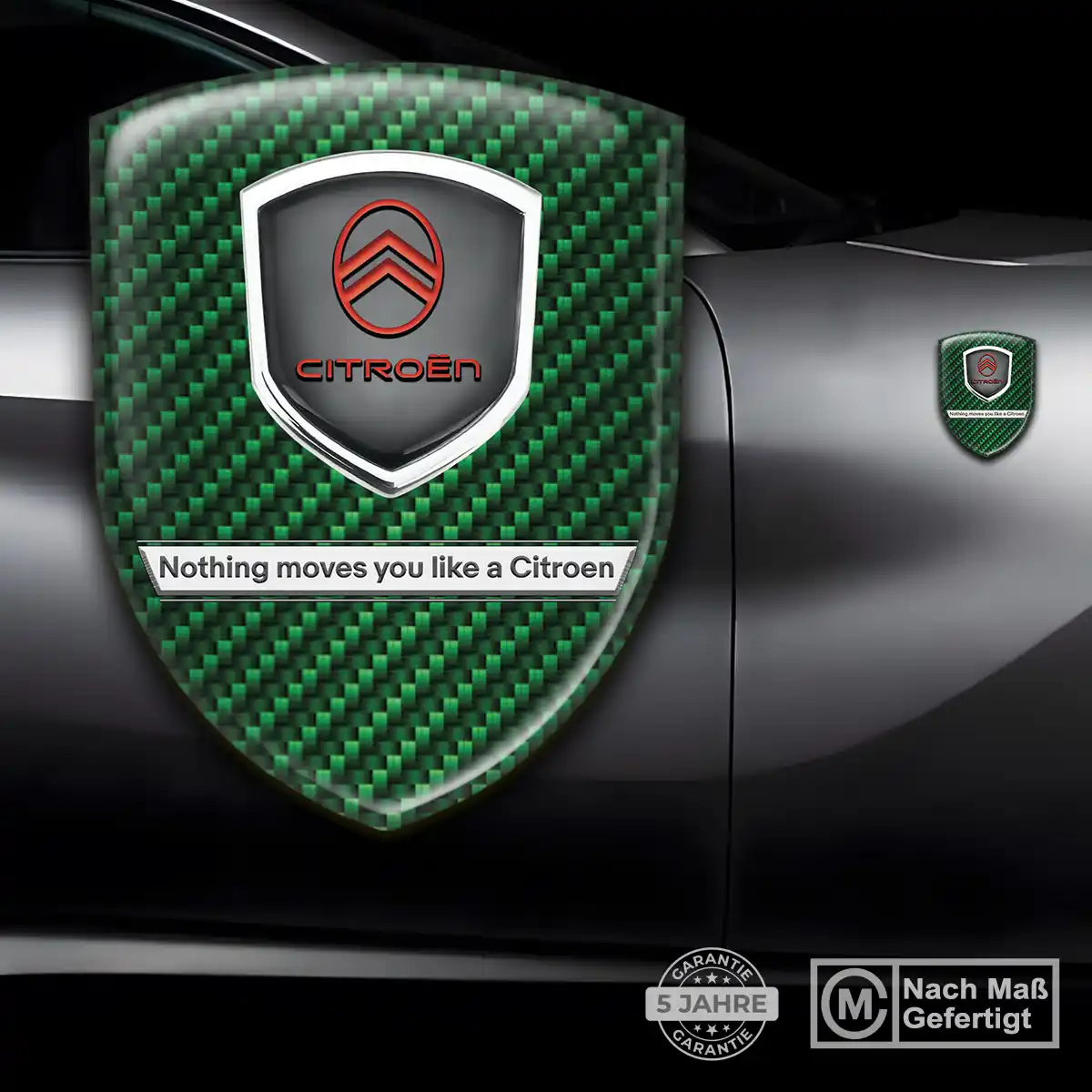 Citroen Silikon Aufkleber Edles Design