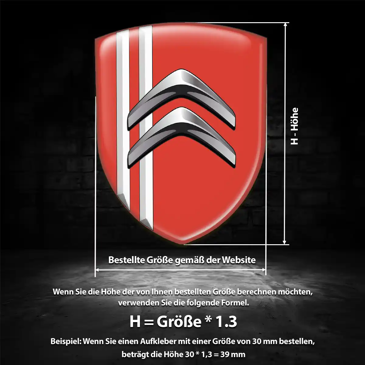 Citroen Silikon Aufkleber Embleme Anspruchsvolles Design