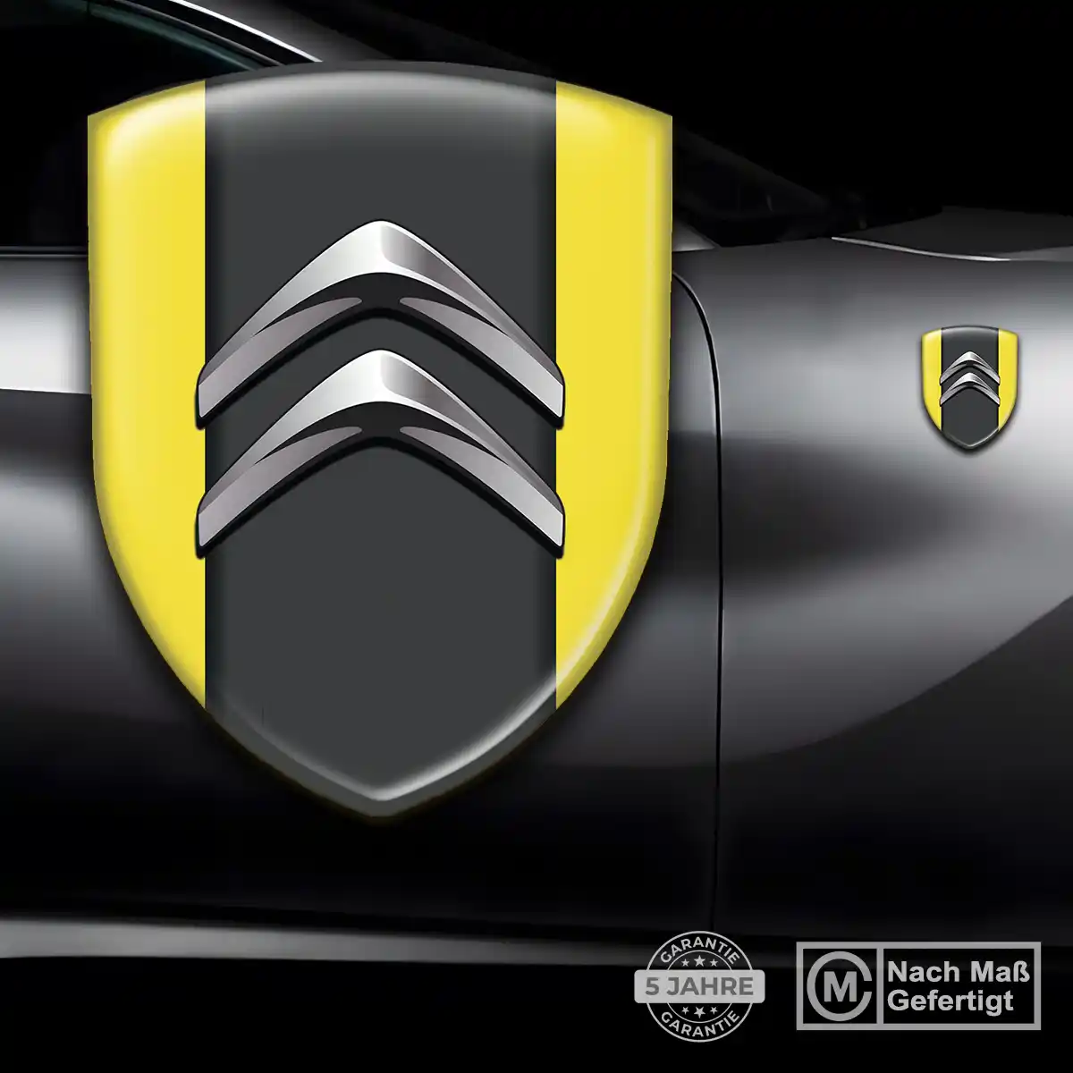 Citroen Silikon Aufkleber Embleme Auto Exterieurdesign
