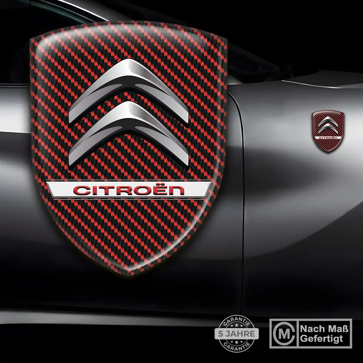 Citroen Silikon Aufkleber Embleme Auto Hochwertiges Harz