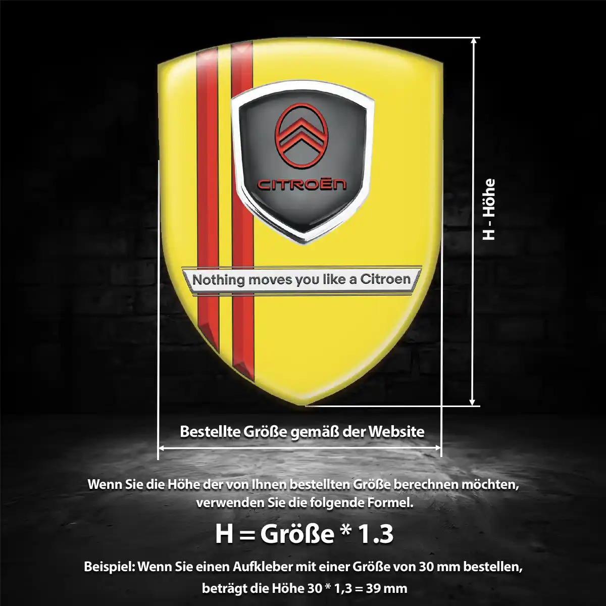 Citroen Silikon Aufkleber Embleme Auto Hohe Qualität