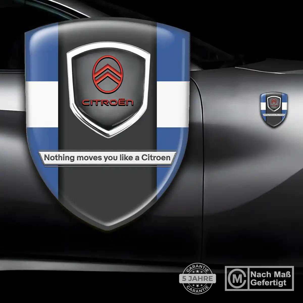 Citroen Silikon Aufkleber Embleme Auto Luxus-Edition
