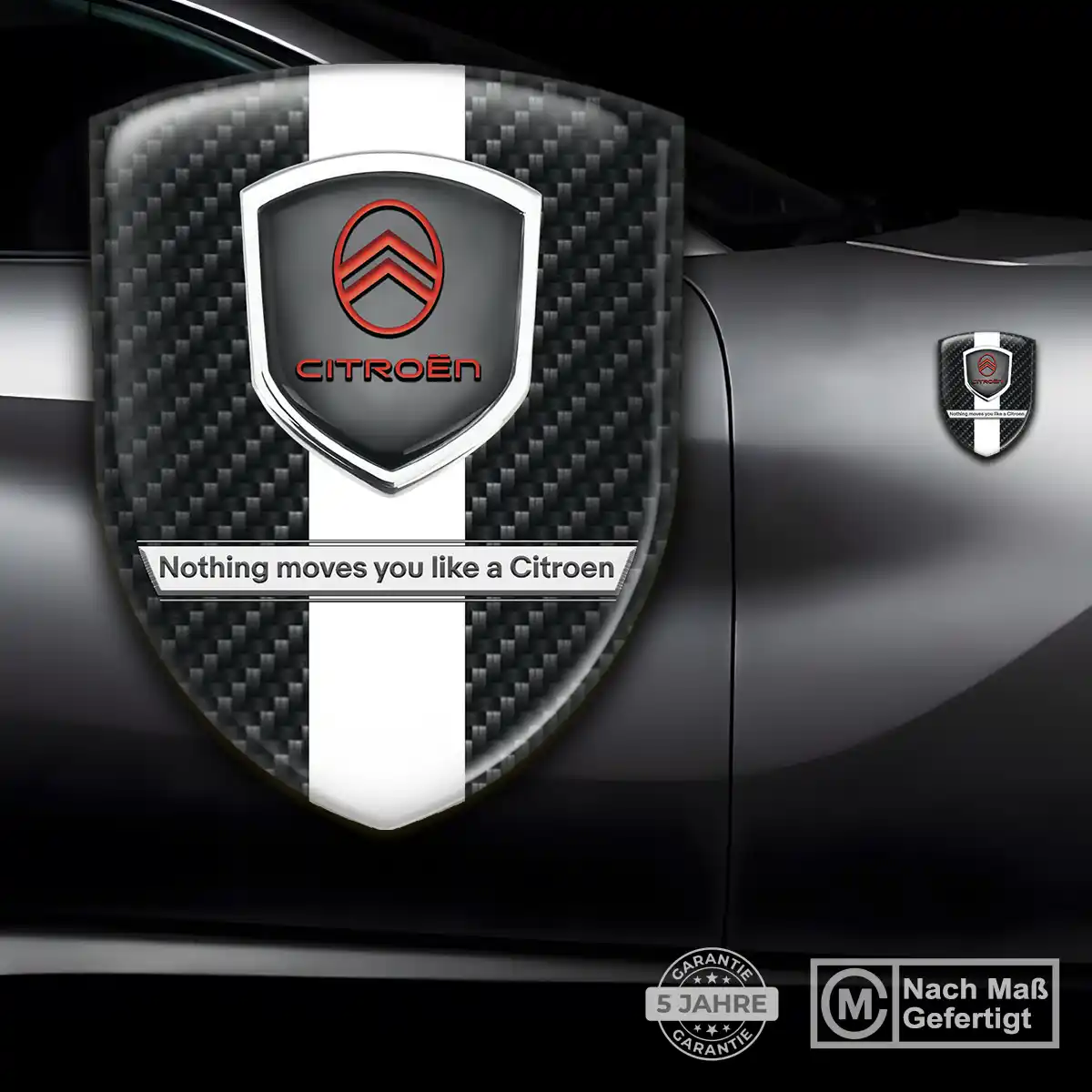 Citroen Silikon Aufkleber Embleme Auto Premium-Edition