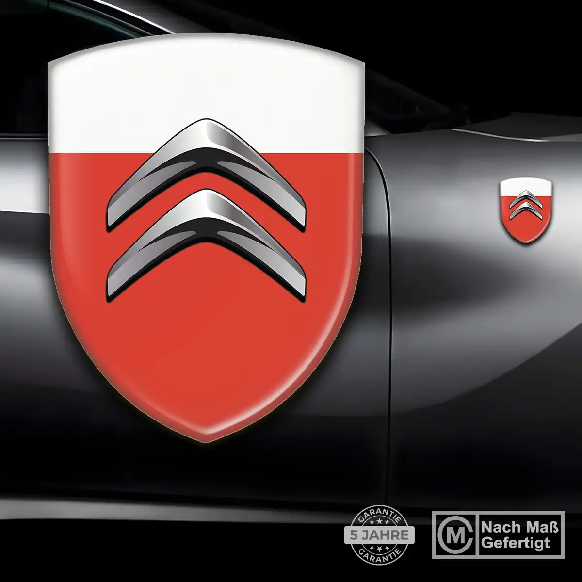 Citroen Silikon Aufkleber Embleme Exterieurdesign