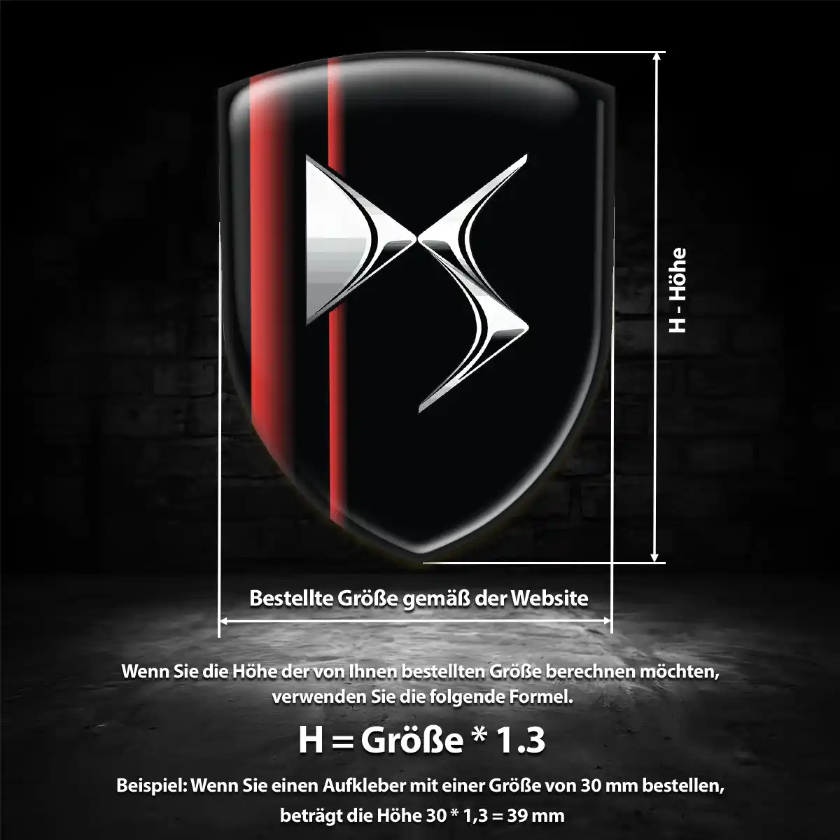 Citroen Silikon Aufkleber Embleme Hochwertiges Harz