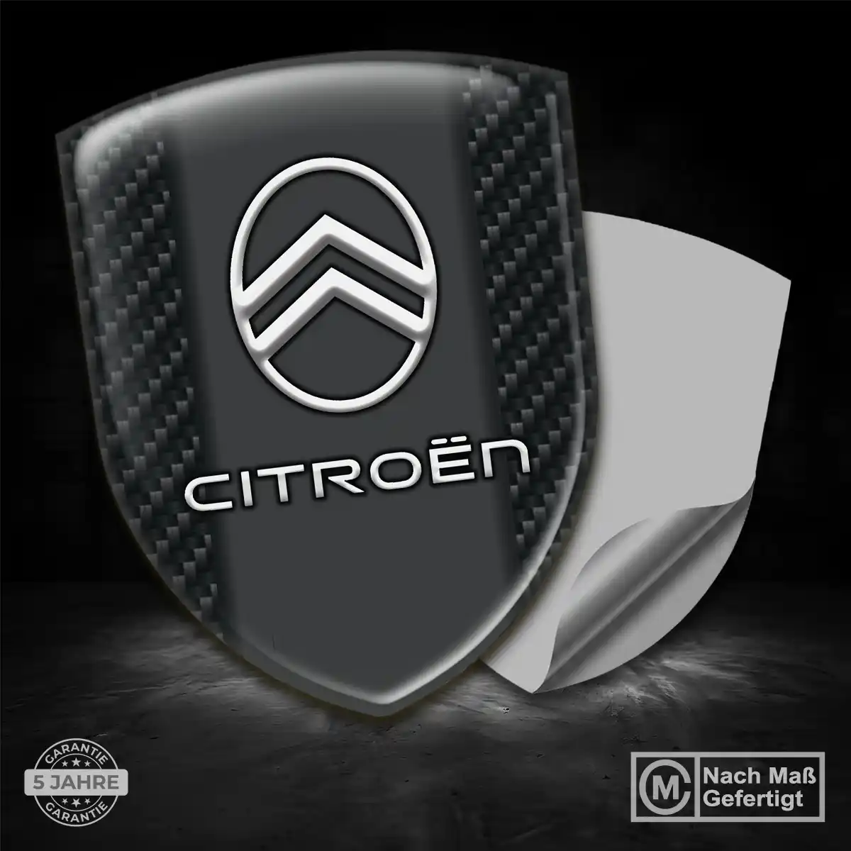 Citroen Silikon Aufkleber Embleme Limitierte Auflage