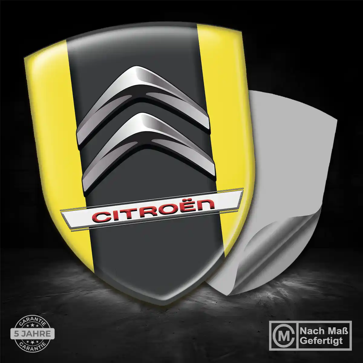 Citroen Silikon Aufkleber Embleme Markenedition