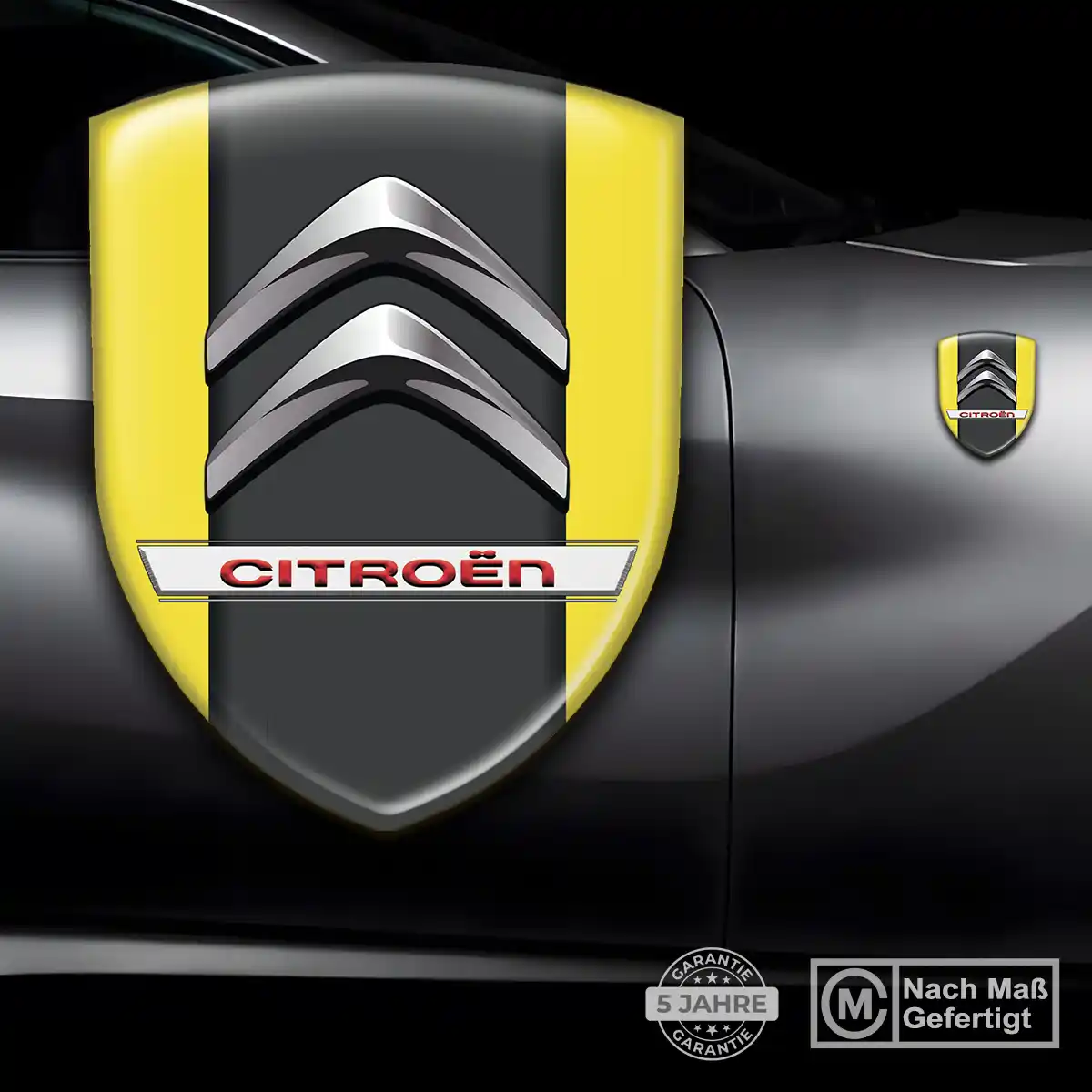 Citroen Silikon Aufkleber Embleme Markenedition