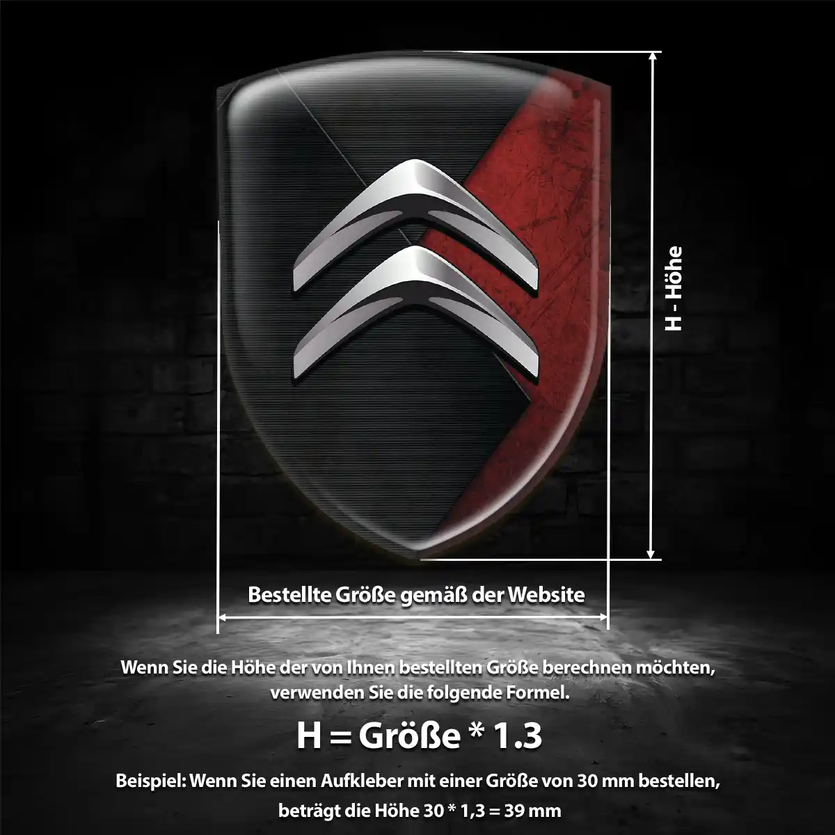 Citroen Silikon Aufkleber Embleme Modernes Design