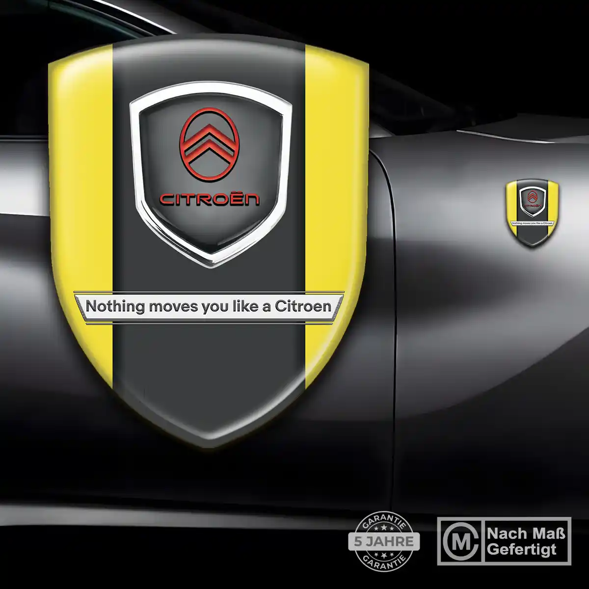 Citroen Silikon Aufkleber Embleme Tuningfahrzeug