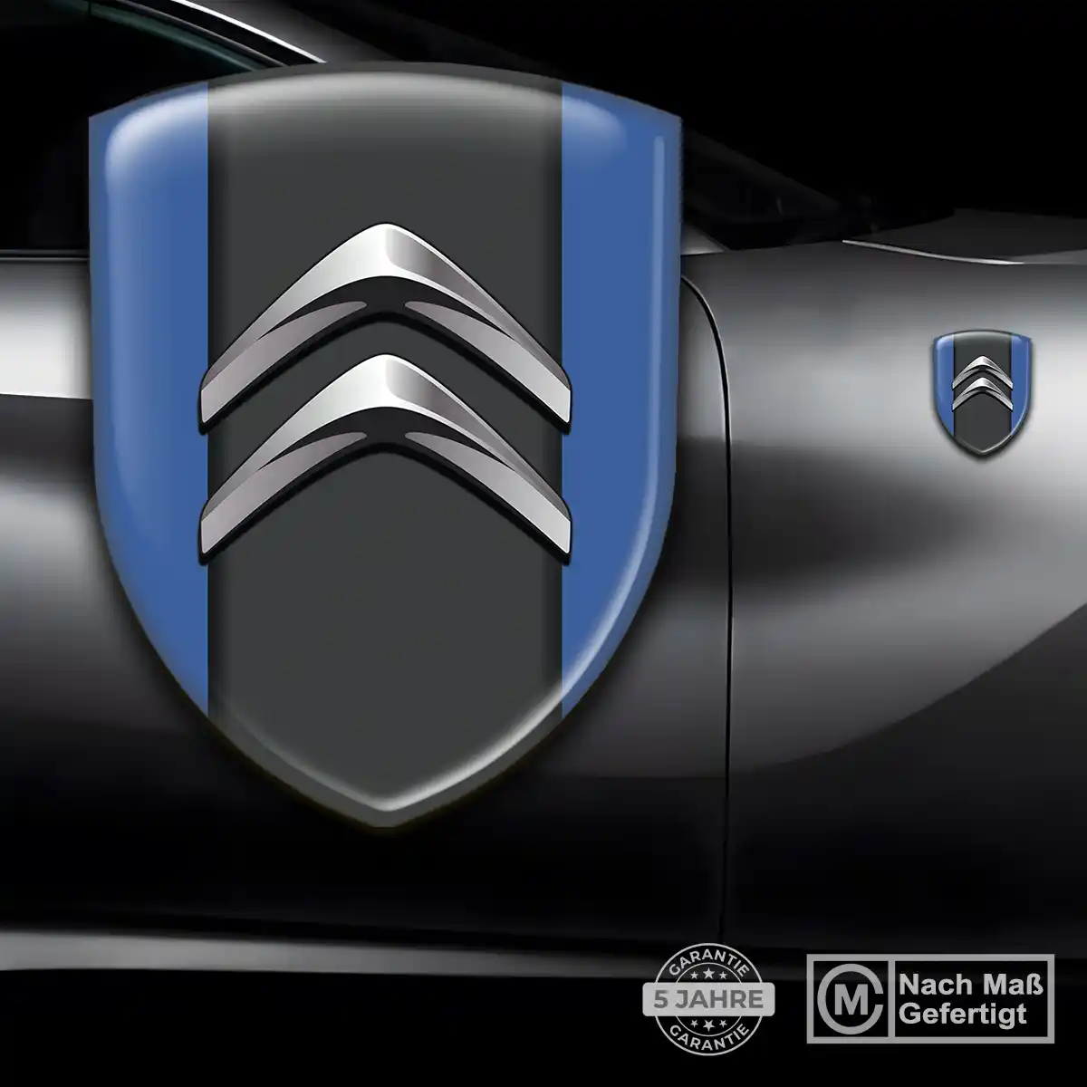 Citroen Silikon Aufkleber Premiumqualität