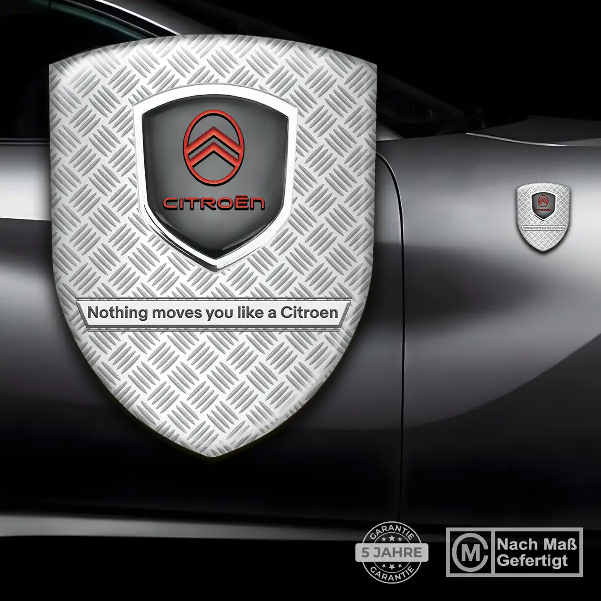Citroen Silikon Aufkleber Wappen Anspruchsvolles Design