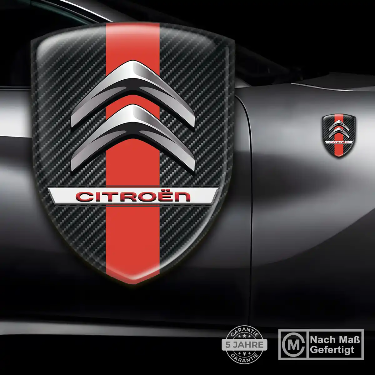 Citroen Silikon Aufkleber Wappen Ausdrucksstarkes Design