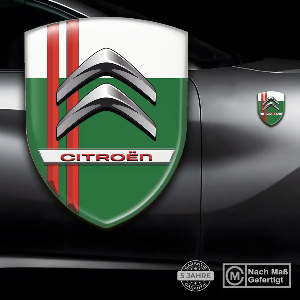 Citroen Silikon Aufkleber Wappen Auto Edles Design