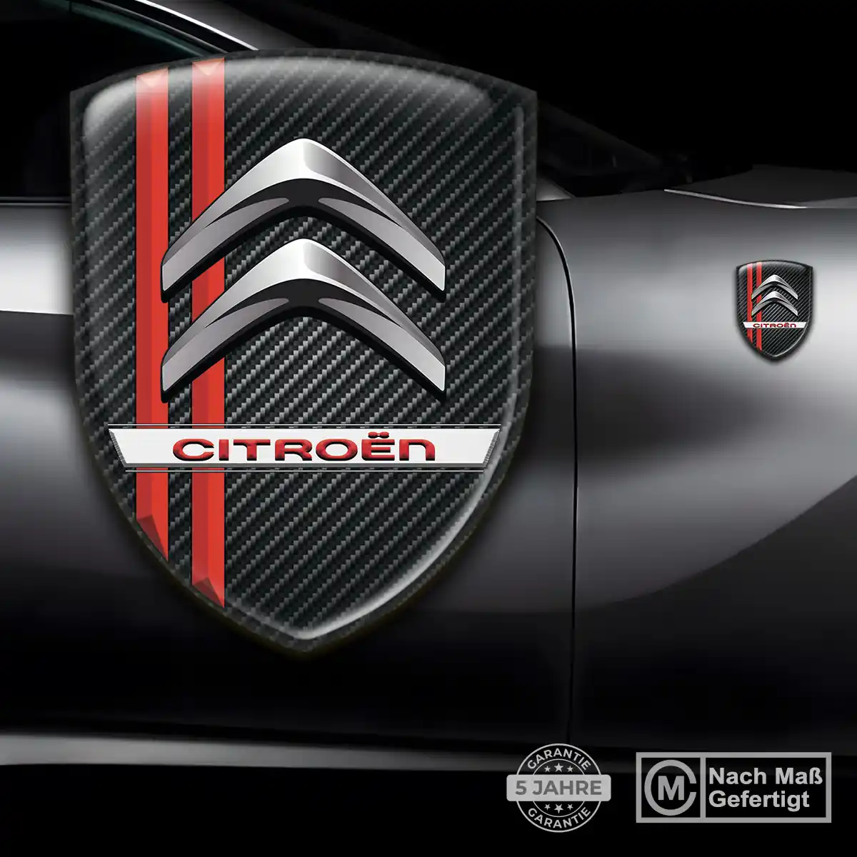 Citroen Silikon Aufkleber Wappen Auto Hochwertiges Harz