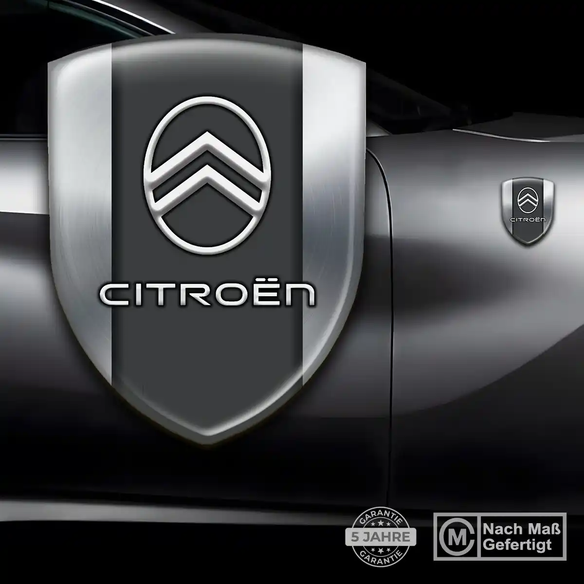 Citroen Silikon Aufkleber Wappen Auto Interieurdesign