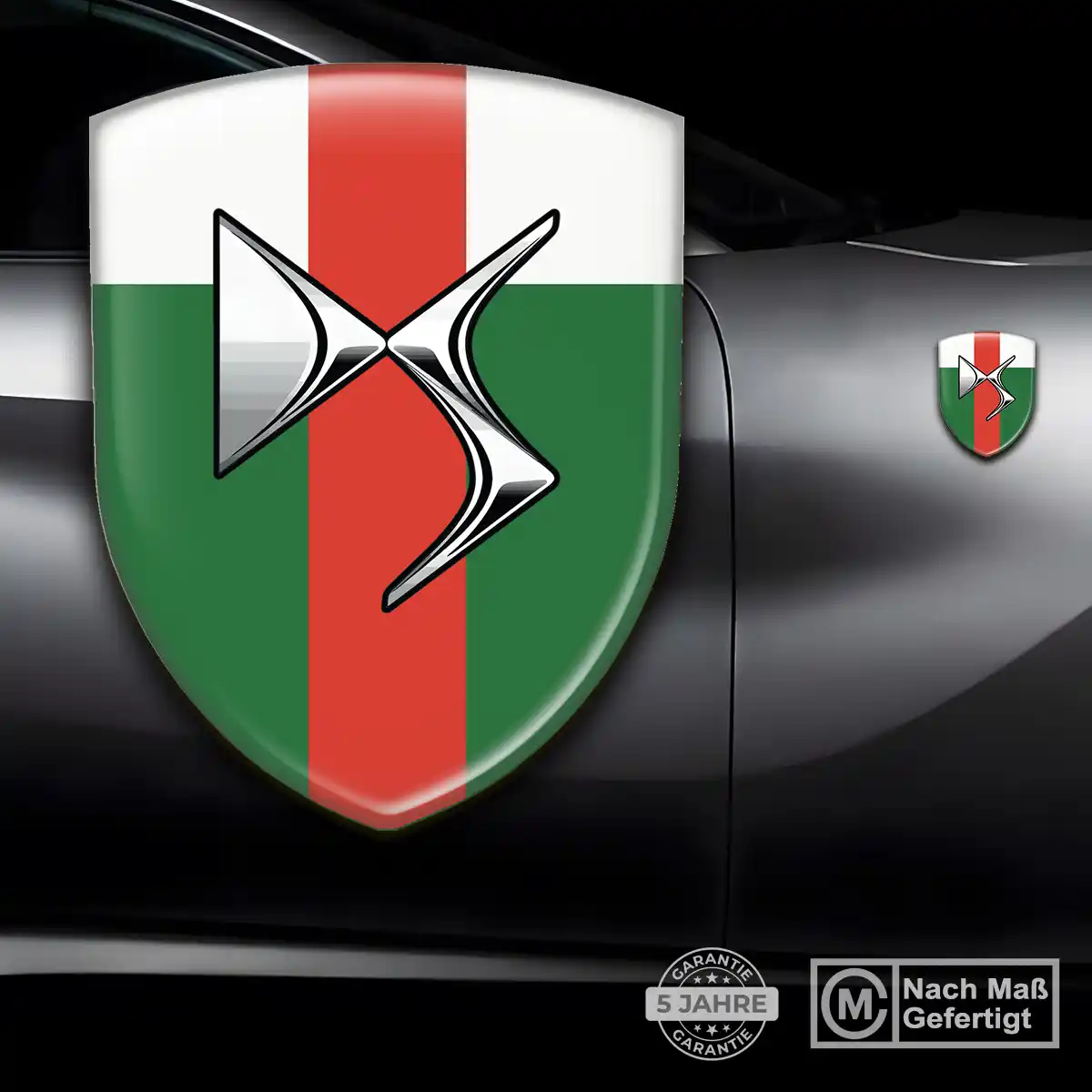 Citroen Silikon Aufkleber Wappen Auto Premium-Edition