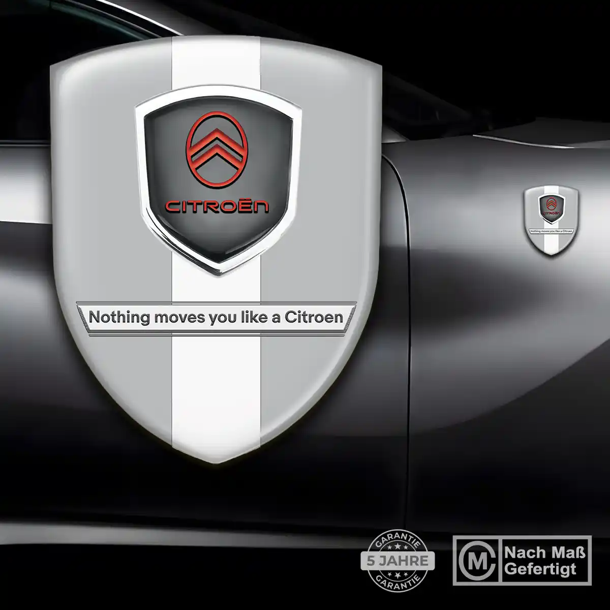 Citroen Silikon Aufkleber Wappen Exterieurdesign
