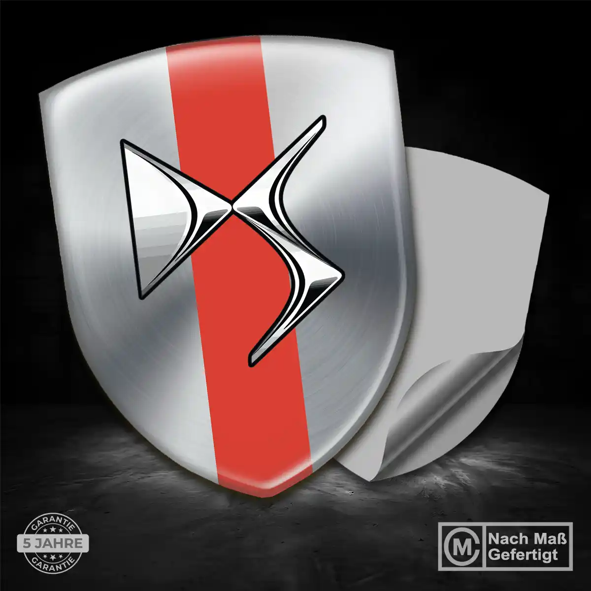 Citroen Silikon Aufkleber Wappen Hochwertiges Harz