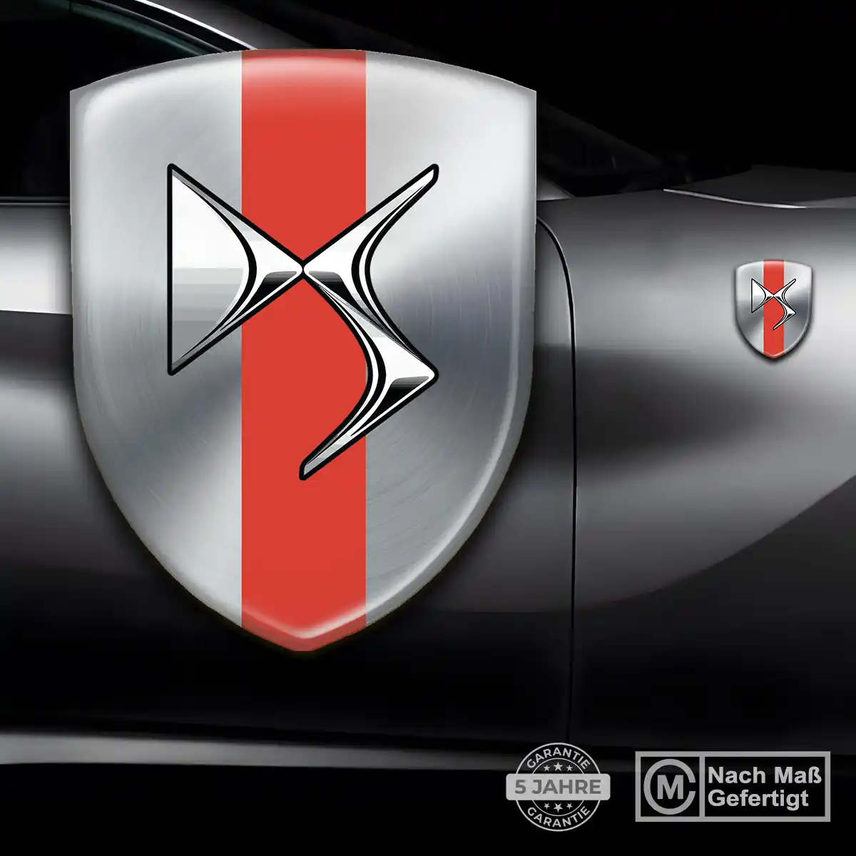 Citroen Silikon Aufkleber Wappen Hochwertiges Harz