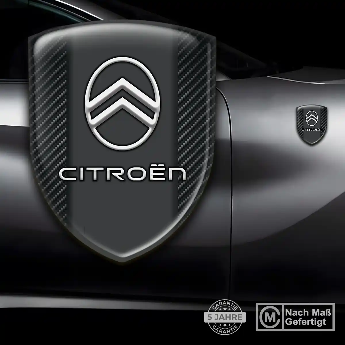 Citroen Silikon Aufkleber Wappen Interieurdesign