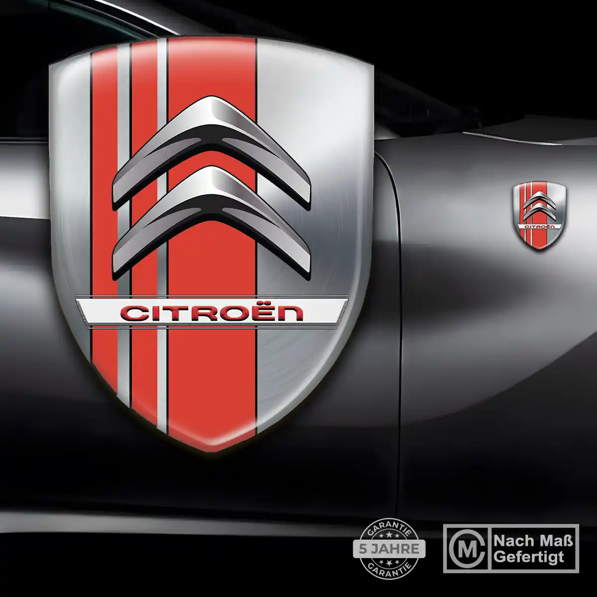 Citroen Silikon Aufkleber Wappen Limitierte Auflage